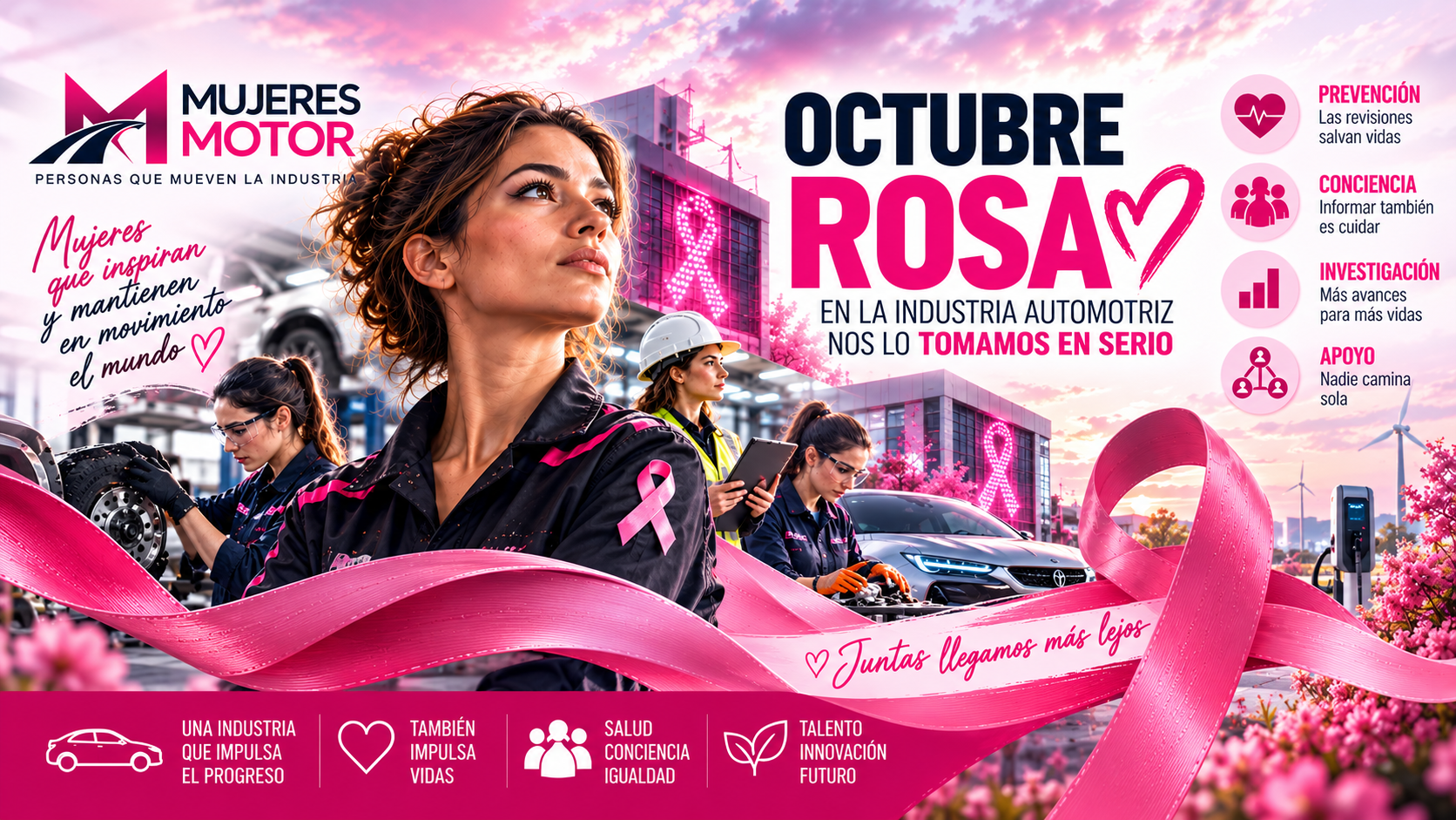 Octubre rosa 2026 juntas lo hacemos mejor