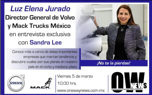 Luz Helena Jurado | Mujeres de la Industria del Motor Entrevista a Luz Helena Jurado sobre su trayectoria profesional en Volvo Trucks México.
