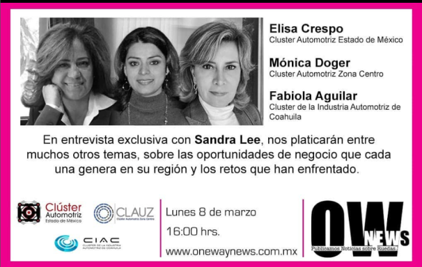 Mujeres y oportunidades en automoción | Archivo Mujeres Motor Entrevista a Elisa Crespo, Mónica Doge y Fabiola Aguilar sobre oportunidades y retos para las mujeres en la industria automotriz.